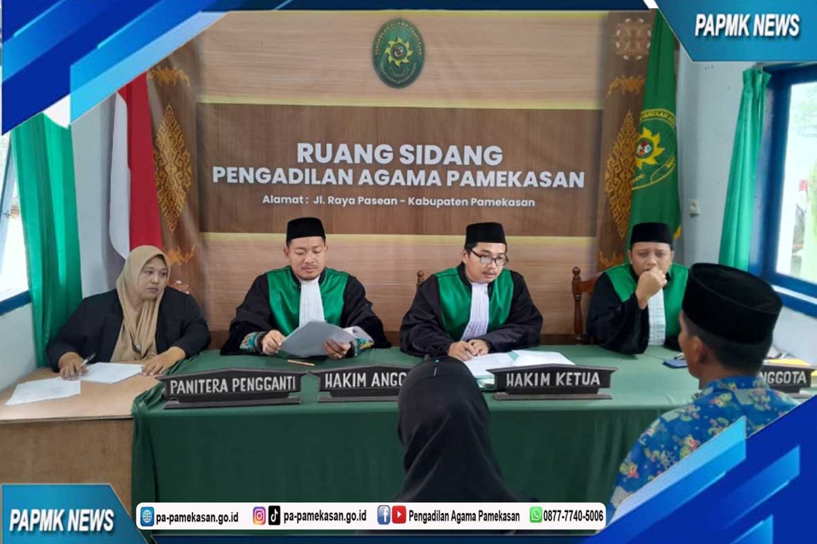 Pengadilan Agama Pamekasan Gelar Sidang Diluar Gedung di Kantor Kecamatan Pasean